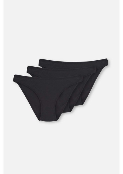 Kadın Düşük Bel Izsiz 3'lü Paket Slip Külot 5101KC