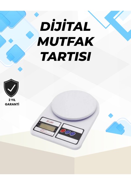 Hassas Tartım Için Dijital Mutfak Terazisi – 10KG / 1g