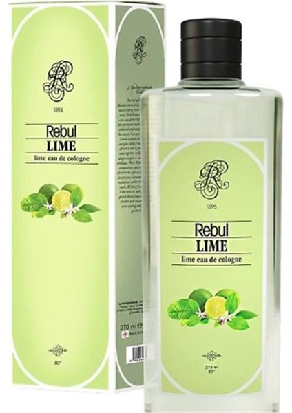 Rebul 250ML Lime Kolonya Cam Şişe