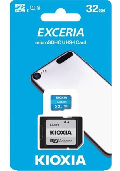 Kioxia 32GB Exceria Microsdhc Uhs-1 C10 100MB-SN Hafıza Kartı