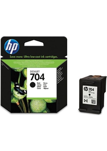 Hp 704 Black Siyah Kartuş CN692AE