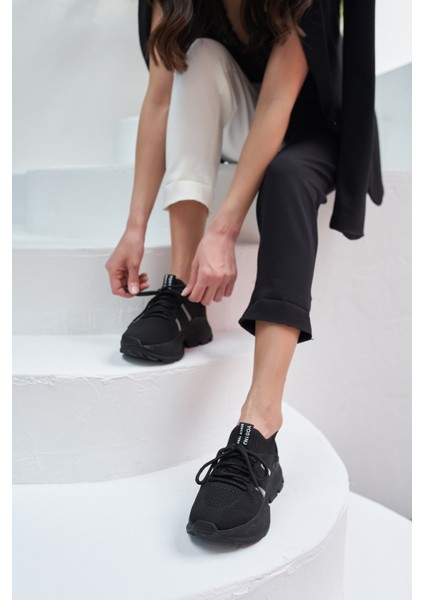 Giulla Kadın Siyah Trıko Sneakers fiyatları