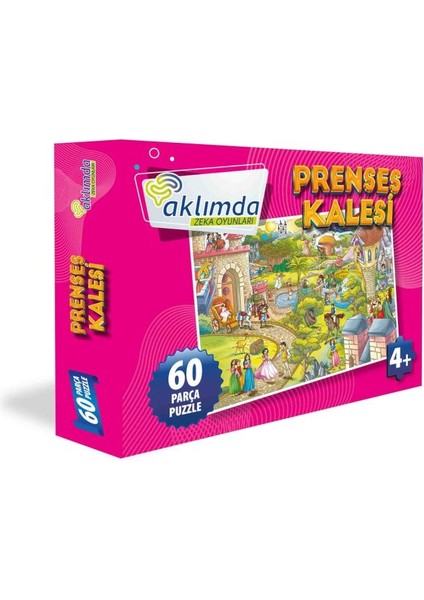 60 Parça Puzzle Prenses Kalesi