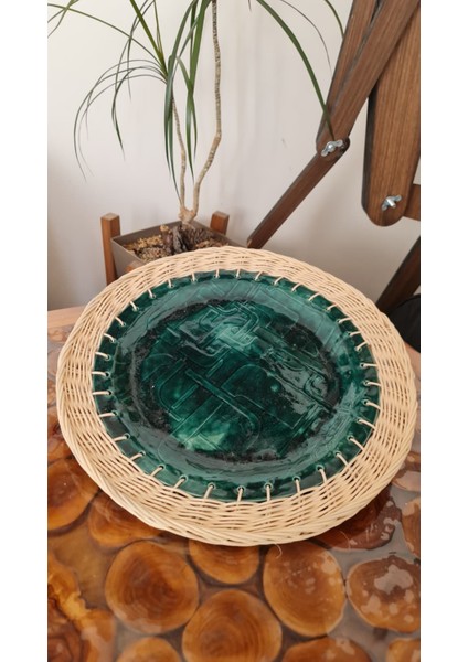 Tabak Rattan Ip Örgülü Dekoratif Bohem fırsatları