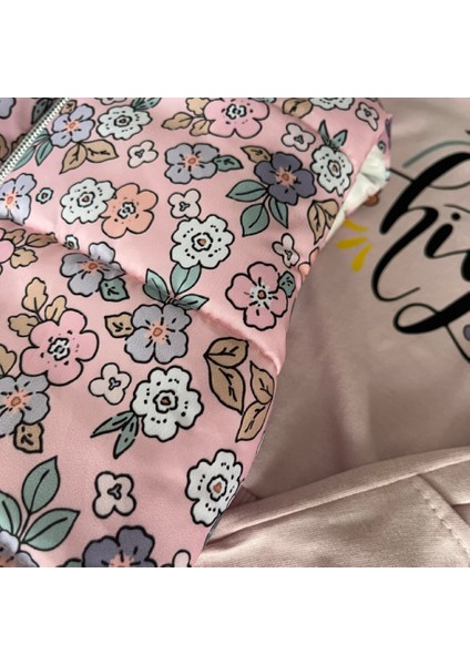 444023 Kız Çocuk %100 Pamuk Pembe Dreamy Blossom 3’lü Takım modelleri