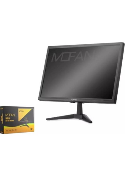Mofan MF19 LED Hd Monitör Hoparlör HDMI + VGA 75HZ 1440X900 IPS Panel Siyah