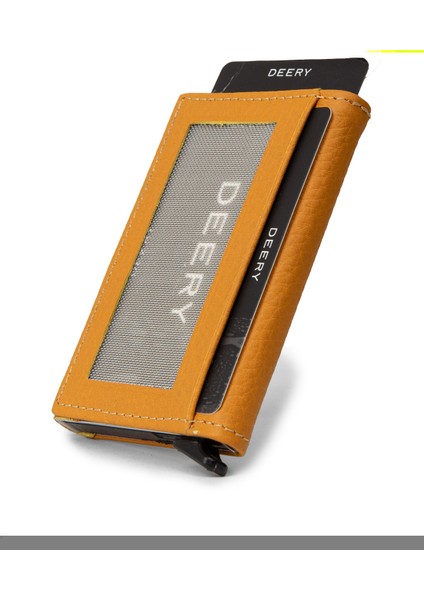 Hakiki Deri Hardal Mekanizmalı Yatay Erkek Cüzdanı - 00611ZHRDZ01 modelleri