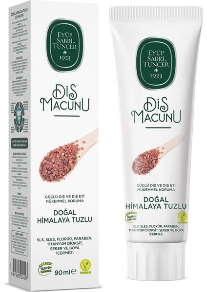 Eyüp Sabri Tuncer Doğal Himalaya Tuzlu Özlü Macunu 90ML