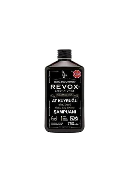 Revox At Kuyruğu Bitki Özlü Saç Şampuanı 750 ml