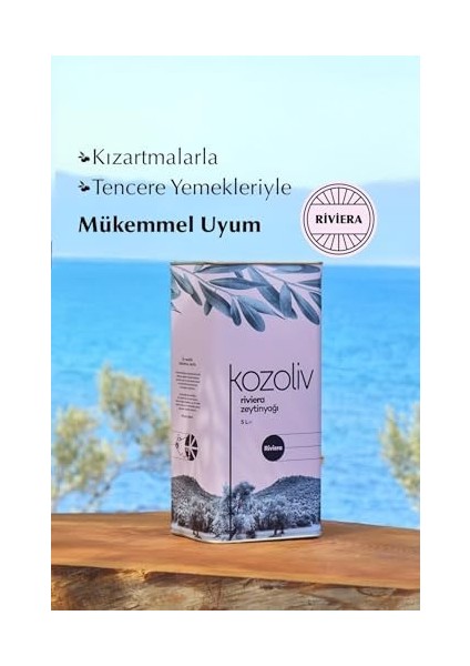 Yemeklik Zeytinyağı Riviera 5 Lt fiyatları