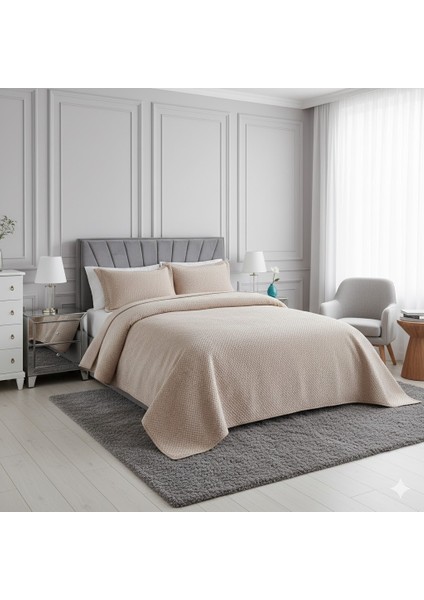 Nubuk Yatak Örtüsü Tek Kişilik Istanbul Taş