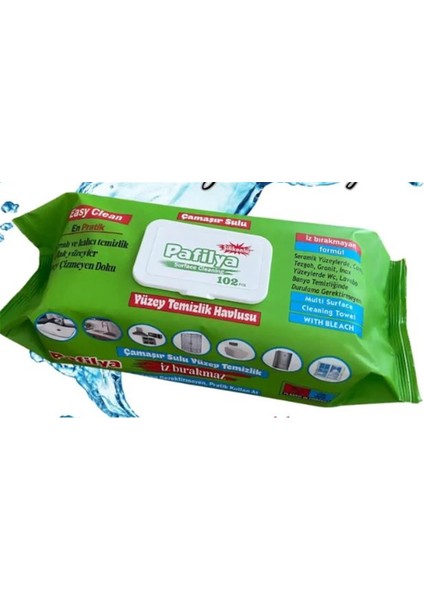 Pafilya Çamaşır Sulu Yüzey Temizlik Havlusu 102 Li (Iz Bırakmaz)(Seramik-Cam-Banyo-Wc-Granit)