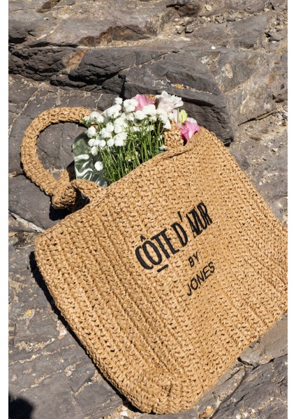 Maja Kadın Bej Hasir Handmade Plaj-Gunluk Çanta fiyatları