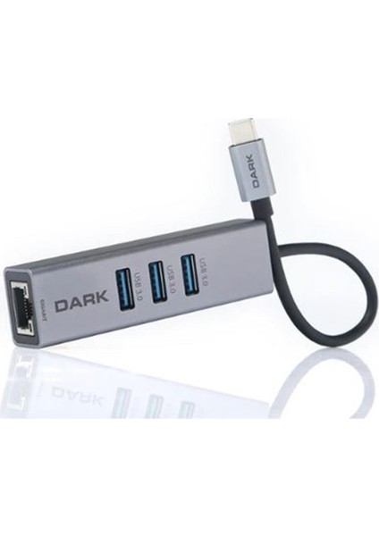 Dark DK-AC-USB31X41A Connect Master Type-C To 4 Port Usb-A 3.0 Hub