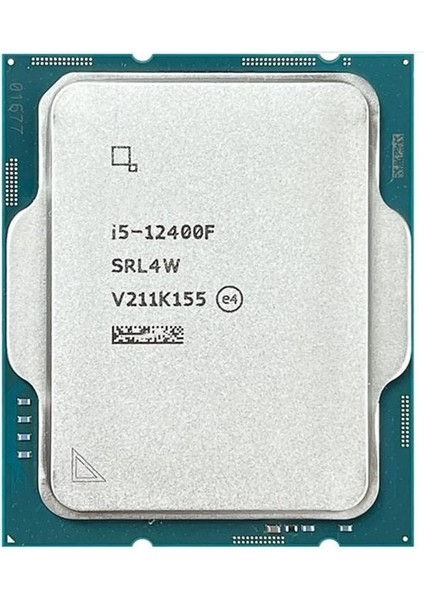 Intel Core I5 12400F Tray 2.5 Ghz 4.4 Ghz 18MB LGA1700P Vgasız Kutusuz 12.nesil Işlemci