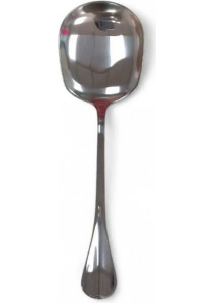 21 cm Metal Servis Kaşığı - Pasta, Kek ve Tatlı Servis Aparatı