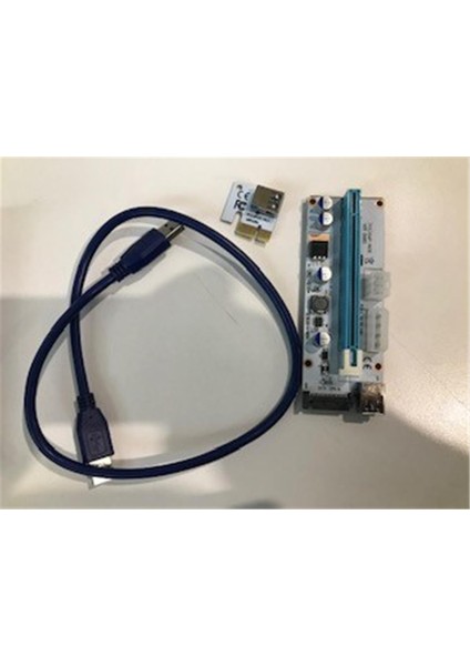 S-Link Sl- EX10 Pcı-E 1x To 16X Sata 6pin Bitcoin Riser Ekran Kartı Yükseltici