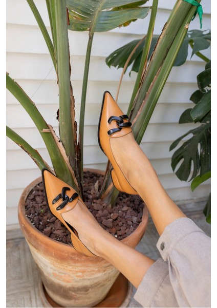 Yase Kadın Taba Ithal Toka Aksesuar Babet fırsatları