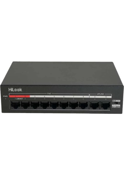 Hilook NS-0110MP-60 8 Port Poe, 60W, +2 Port Megabit Uplink Switch