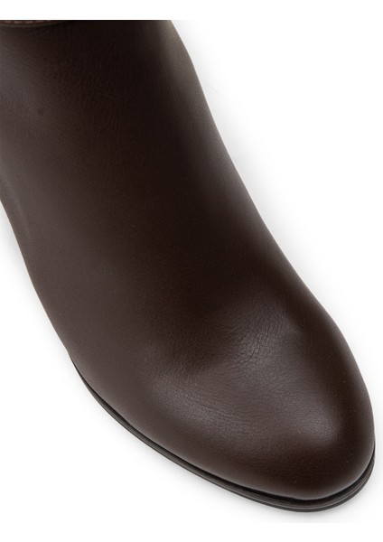 Kadın Hakiki Deri Kahverengi Çizme - A2137ZKHVC01 fırsatları