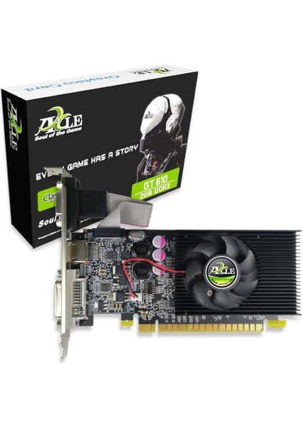 Axle GT610 2gb Ddr3 64BIT (AX-GT610-2GD3P4CDIL) Ekran Kartı