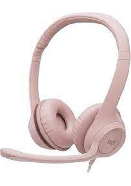 Logitech 981-001281 H390 Pudra Pembe USB Mikrofonlu Kulaklık