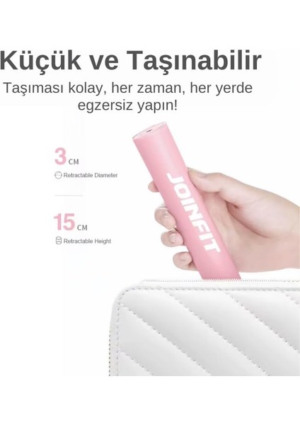 Joınfıt Aerobik ve Pilates Direnç Bandı 4’lü Set - Esneme, Rehabilitasyon, Evde Yoga ve Fitness Için