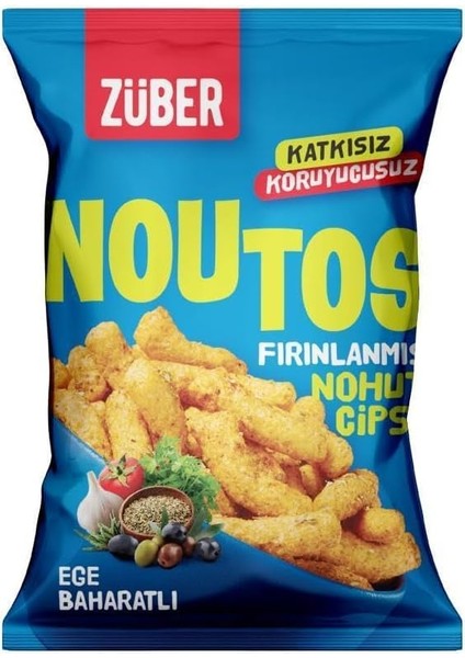 Züber Noutos Fırınlanmış Nohut Cipsi Ege Baharatlı 55G x 15 Adet fiyatları