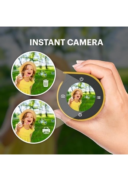 Memo Shot Era - MS1OOY 2'si Bir Arada Fotoğraf Makinesi ve Etiket Yazıcısı - 7x4.6cm Baskı modelleri