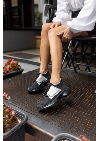 Lucas Kadin Siyah Trıko Sneaker modelleri