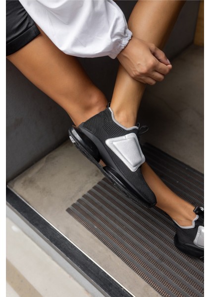 Lucas Kadin Siyah Trıko Sneaker