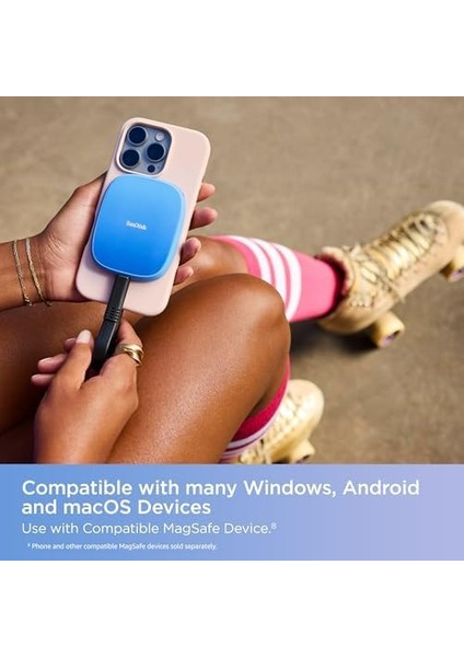 Usb-C Akıllı Telefonunuz Için Magsafe ile Uyumlu 2 Tb Creator Telefon Ssd-Uyumlu, 15 Veya Daha Yenisiyle Çalışır, 1.000 Mb/s'ye Kadar Okuma Hızı, 1 Aylık Adobe Cloud fiyatları