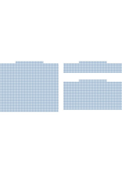 Trofast Mavi Dama Sticker - Çocuk Odası Oyuncak Düzenleme Etiketi - Dayanıklı Folyo modelleri