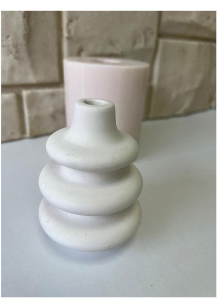 Taş Tozu Kalıbı -Helezonik Vazo Silikon Kalıp