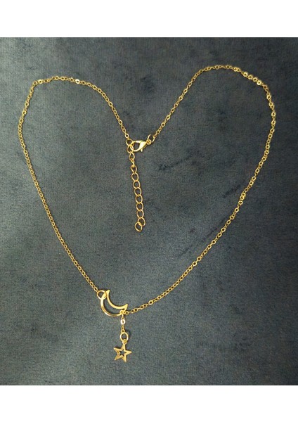6’lı Katmanlı Kolye Seti — Minimal Kalp Yıldız Ay Tasarımlar indirimleri