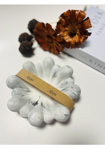 Fransız Mermer Desenli Dekoratif Kase-Anahtarlık-Takılık