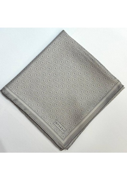 Tivil Monogram Ipek Eşarp 41408-KUM