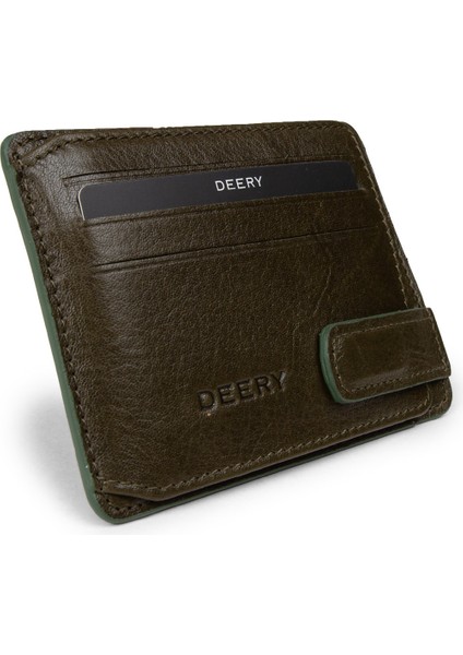 Erkek Haki Renk Hakiki Deri Yatay Cüzdan - 00521MHAKZ02 fiyatları