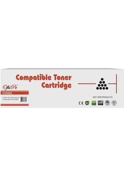 Ofispc Hp CC532A-CE412A-CF382A 2.8k Sarı Üniversal Muadil Toner