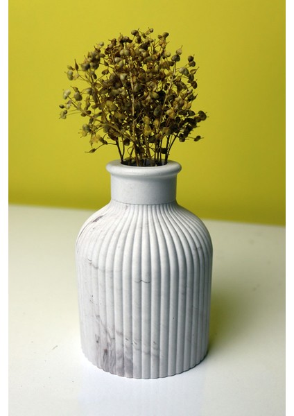 Iskandinav Tasarım Dekoratif Vazo Pastel Tonları - Mermer Desen fiyatları