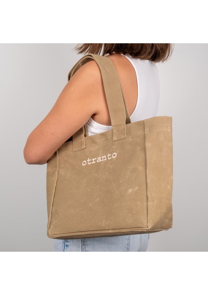 Nova Mumlu Kanvas Çanta - Çöl Kumu fiyatları