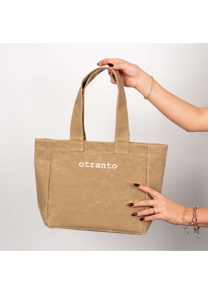 Nova Mumlu Kanvas Çanta - Çöl Kumu indirimleri