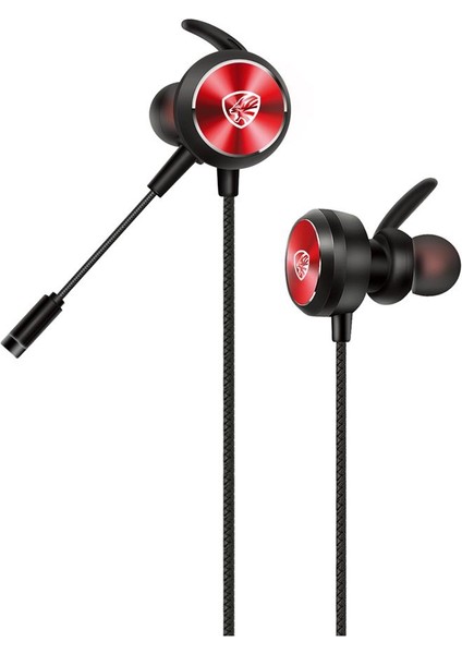 Hytech Hy-Gk3 3,5 Oyuncu Esnek Mikrofonlu Kırmızı Kulakiçi Kulaklık