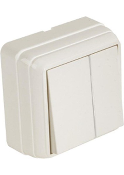 Mutlusan Bron Sıva Üstü Komütatör Beyaz (2160 302 0201)