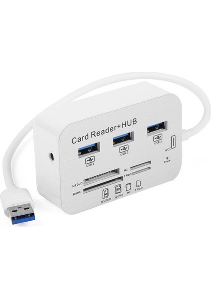Tx TXACUCR340 3xusb 3.0 Hub ve Çoklu Harici Kart Okuyucu