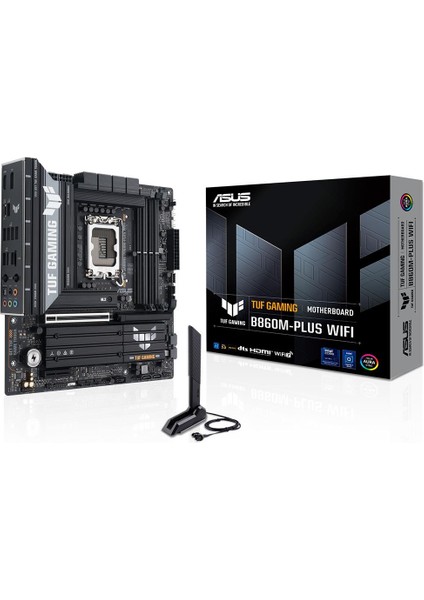 Asus Tuf Gaming B860M-PLUS Wıfı 8800MHZ Oc Ddr5 Soket 1851 M.2 Usb4 HDMI Dp Matx Anakart
