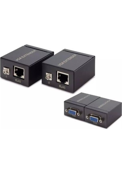 Hadron HDX1285 VGA Extender 60M Siyah