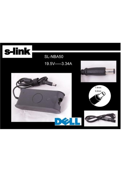 S-Link SL-NBA50 19.5V 3.34A 7.4-5.0 Notebook Adaptörü