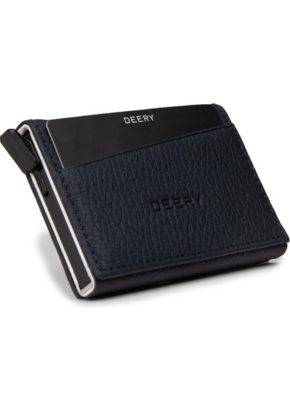 Hakiki Deri Lacivert Mekanizmalı Yatay Erkek Cüzdanı - 00611ZLCVZ01 fiyatları