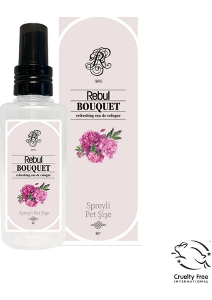 Rebul 125ML Bouquet Spreyli Kolonya Pet